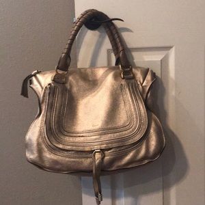 Limited Edition GOLD CHLOE Marcie LARGE Bag